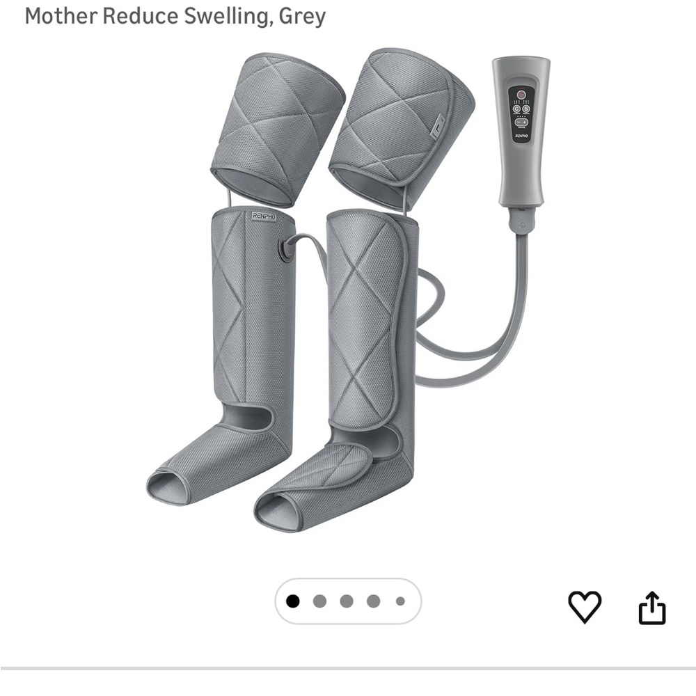 Gray Leg Compression Massager